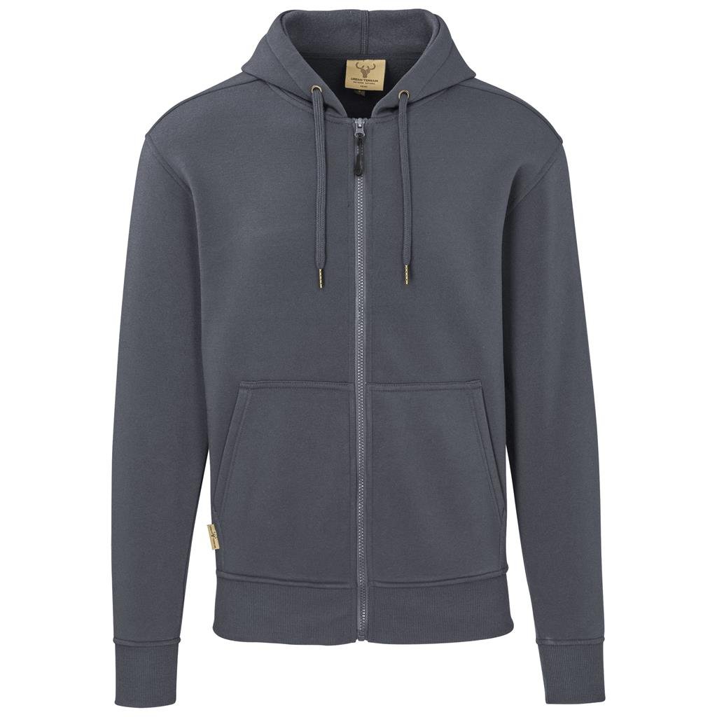 Urban Terrain Rift Hooded Sweater - Mens - charcoal (UT-22)