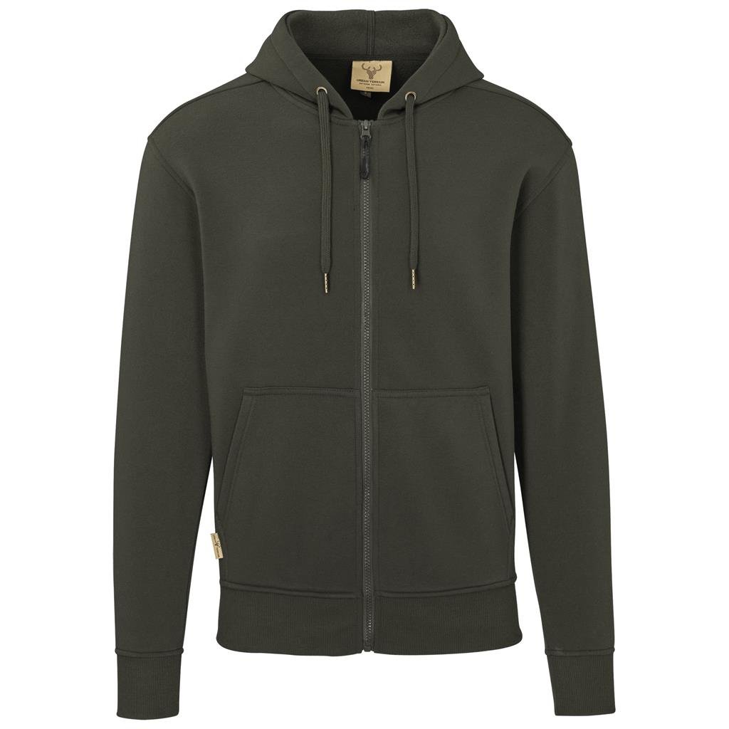 Urban Terrain Rift Hooded Sweater - Mens - olive (UT-22)