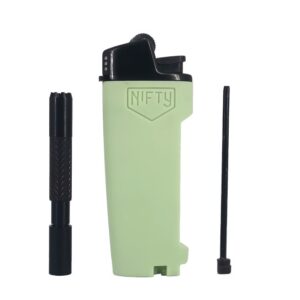 Nifty 2-In-1 Refillable Lighter and Hitter (Ligh087)