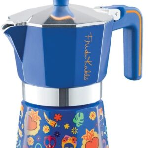 Pedrini Frida Kahlo 3-Cup Coffee Maker - Blue (02CF141B)