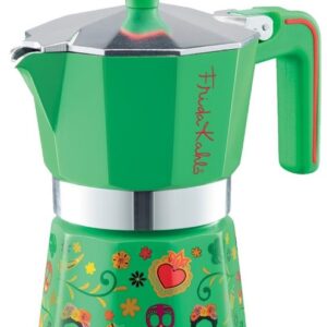 Pedrini Frida Kahlo 3-Cup Coffee Maker - Green (02CF141G)