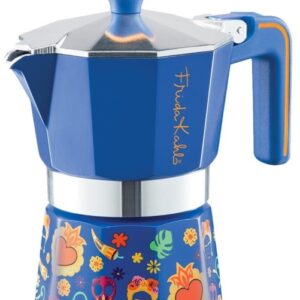 Pedrini Frida Kahlo 6-Cup Coffee Maker - Blue (02CF142B)