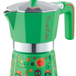Pedrini Frida Kahlo 6-Cup Coffee Maker - Green (02CF142G)