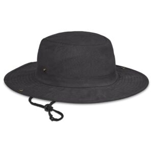 Urban Terrain Somabula Oilskin Hat - charcoal (UT-63)