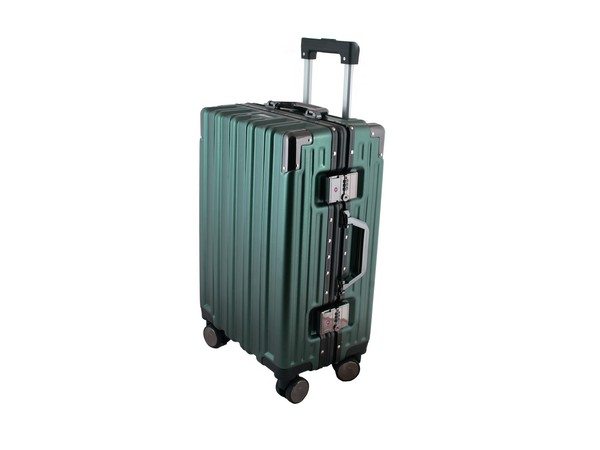 Trunk Check-In Luggage Bag, 24-inch - metallic green (BAG179I-24)