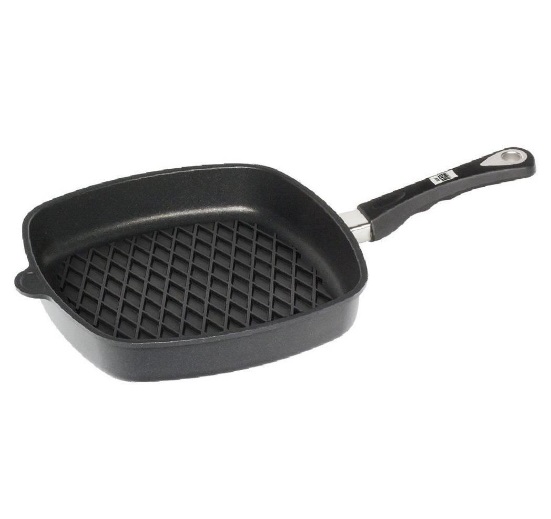 AMT Induction Square Pan BBQ Grill Surface 28cm (I-E285BBQ)