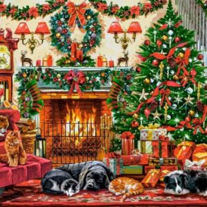 Cozy Fireplace (500 Piece Puzzle)