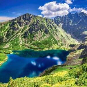 Czarny Staw Gasienicowy, Tatras, Poland (500 Piece Puzzle)