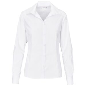 US Basic Long Sleeve Sheffield Stretch Shirt - Ladies - white (UB-192)