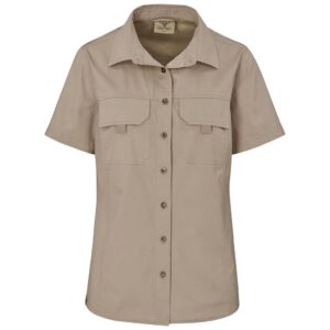Urban Terrain Short Sleeve Mawenzi Twill Shirt - Ladies - khaki (UT-206)