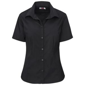 US Basic Short Sleeve Sheffield Stretch Shirt - Ladies - black (UB-193)