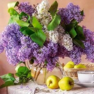 Lilac Still Life (500 Piece Puzzle)