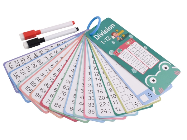 Maths Division Flash Card Set 1-12 (ST407Set)