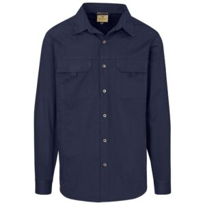 Urban Terrain Long Sleeve Mawenzi Twill Shirt - Mens - navy (UT-203)