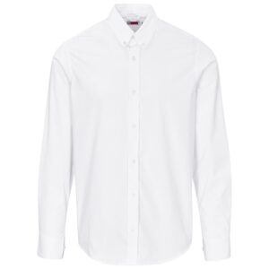 US Basic Long Sleeve Sheffield Stretch Shirt - Mens - white (UB-190)