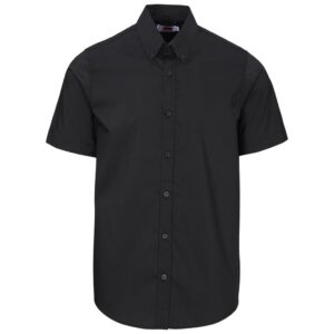 US Basic Short Sleeve Sheffield Stretch Shirt - Mens - black (UB-191)