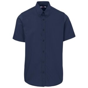 US Basic Short Sleeve Sheffield Stretch Shirt - Mens - navy (UB-191)
