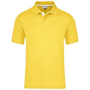 Altitude Tournament Golf Shirt - Mens - yellow