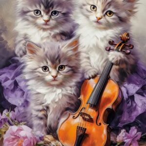 Musical Kittens (500 Piece Puzzle)