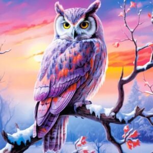 Owl's Perfect Evening (500 Piece Puzzle)