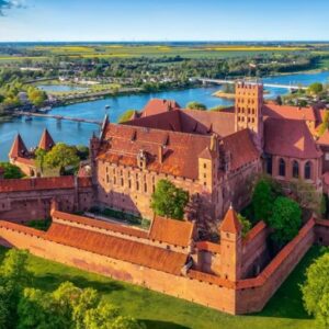 View of The Malbork Castle, Poland (500 Piece Puzzle)