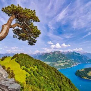 View of the Lake of Uri, Switzerland (1000 Piece Puzzle)