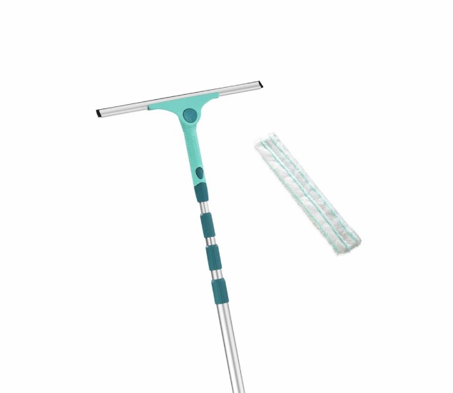 Leifheit Click-System 2in1 Telescopic XL Micro Duo Squeegee Set (51426)