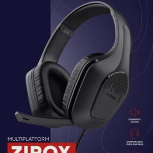 Trust GXT415 Zirox Wired Headset - Black