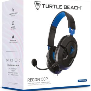 Turtle Beach Recon 50P Wired Gaming Headset - Black (TBS-3303-05)
