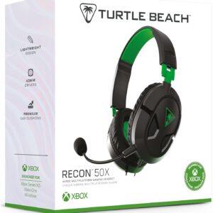 Turtle Beach Recon 50X Wired Gaming Headset - Black (TBS-2303-05)