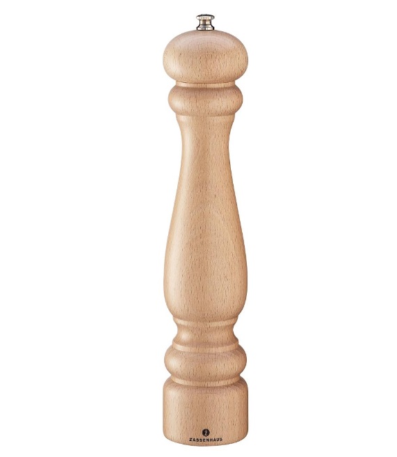 Zassenhaus Potsdam Pepper Mill 30cm - Beechwood Natural (020694)