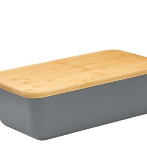Zassenhaus Rectangular LOFT Bread Box - Cool Grey (065039)