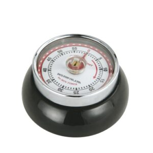 Zassenhaus Retro Speed 60 Minute Magnetic Timer - Black (072310)
