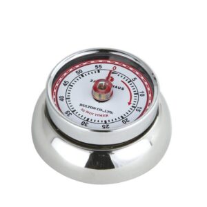 Zassenhaus Retro Speed 60 Minute Magnetic Timer - Chrome (072303)