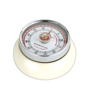 Zassenhaus Retro Speed 60 Minute Magnetic Timer - Cream (072334)