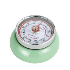 Zassenhaus Retro Speed 60 Minute Magnetic Timer - Mint Green (072365)