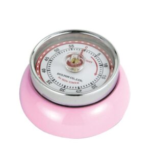 Zassenhaus Retro Speed 60 Minute Magnetic Timer - Pale Pink (072372)