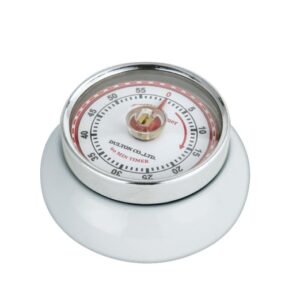 Zassenhaus Retro Speed 60 Minute Magnetic Timer - White (072242)