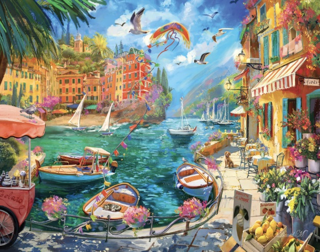 Mediterranean Cafe (3000 Piece Puzzle)