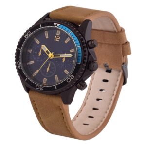 Mens PU Sporty Tach Watch (NL961Dn)