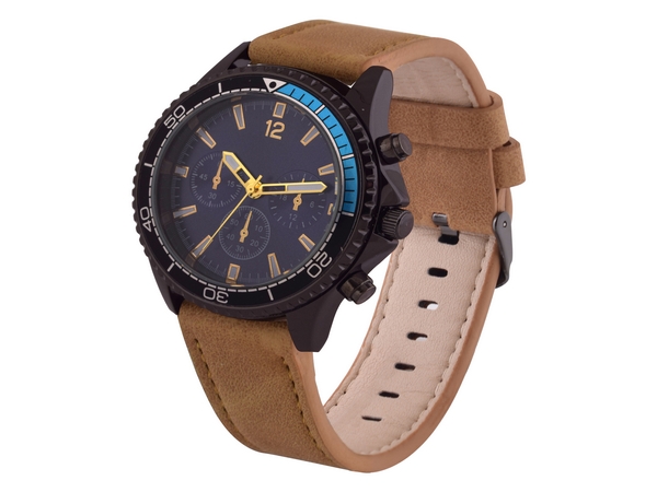 Mens PU Sporty Tach Watch (NL961Dn)