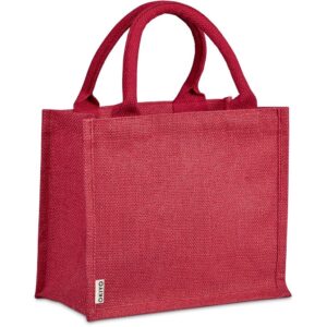 Okiyo Miyag Midi Jute Gift Bag - red (OK-486)