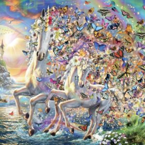 Unicorn Sunset (1000 Piece Puzzle)