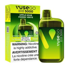 Vuse Rechargeable Vape Bar 5000 3% - Apple Sour (VSEB03)