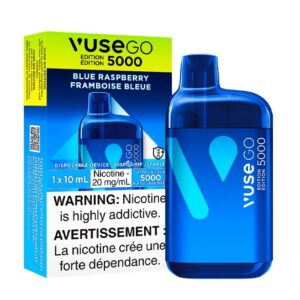 Vuse Rechargeable Vape Bar 5000 3% - Blue Raspberry (VSEB01)