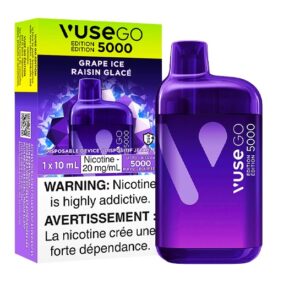 Vuse Rechargeable Vape Bar 5000 3% - Grape Ice (VSEB02)