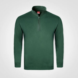 Quarter Zip Sweater - bottle green