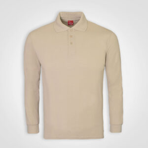 Long Sleeve Golfer - stone