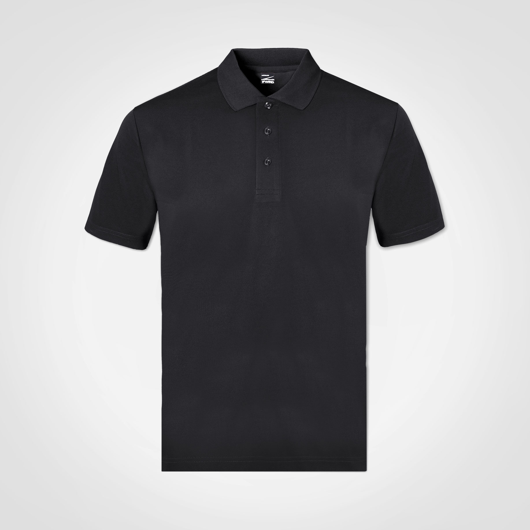 Ottoman Golf Shirt - Mens - black