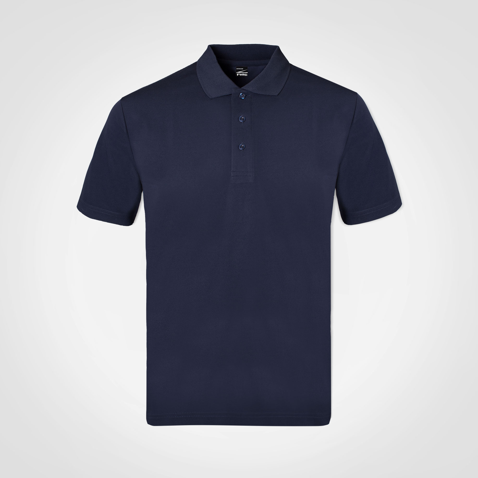 Ottoman Golf Shirt - Mens - navy